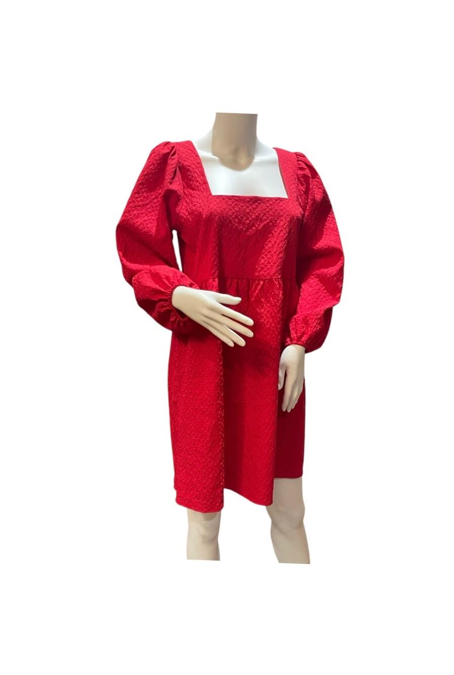 ANTHROPOLOGIE Esther Mini Dress size XS new nwt bright red color